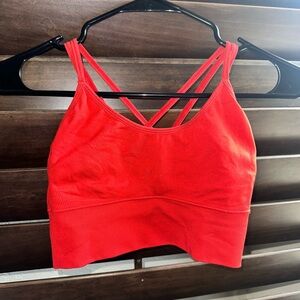 NVGTN red flourish seamless bra